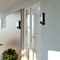 Vaxcel Grantley 1 Light Matte Black Indoor Outdoor Wall Sconce Clear Glass Cylinder Shade, LED Compatible T0719 - alternate 8